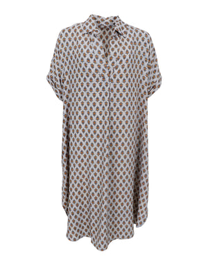 BCLUNA kurzärmlige Kaftan-Tunika – Savannah Sky