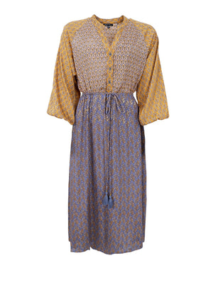 BCLUNA Raglankleid - Gold Multi