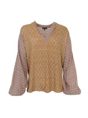 BCLUNA Bluse - Gold Multi