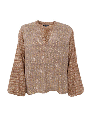 BCLUNA Bluse - Nougat Multi