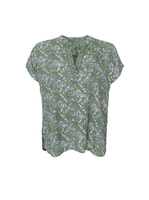 BCLUNA Andrea s/s Bluse - Glory Green