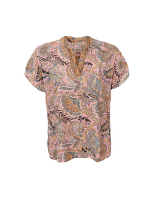 BCLUNA Andrea s/s Bluse - Imperial Rose