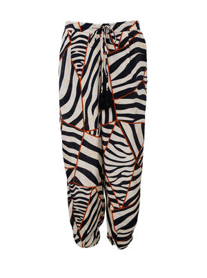 BCLUNA Barrel Pant – Mosaic Black
