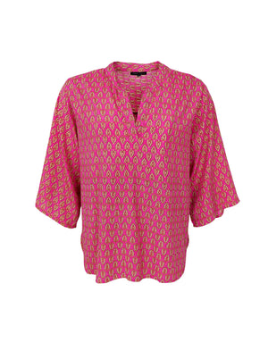 BCLUNA Bluse mit ausgestellten Ärmeln – Savannah Pink
