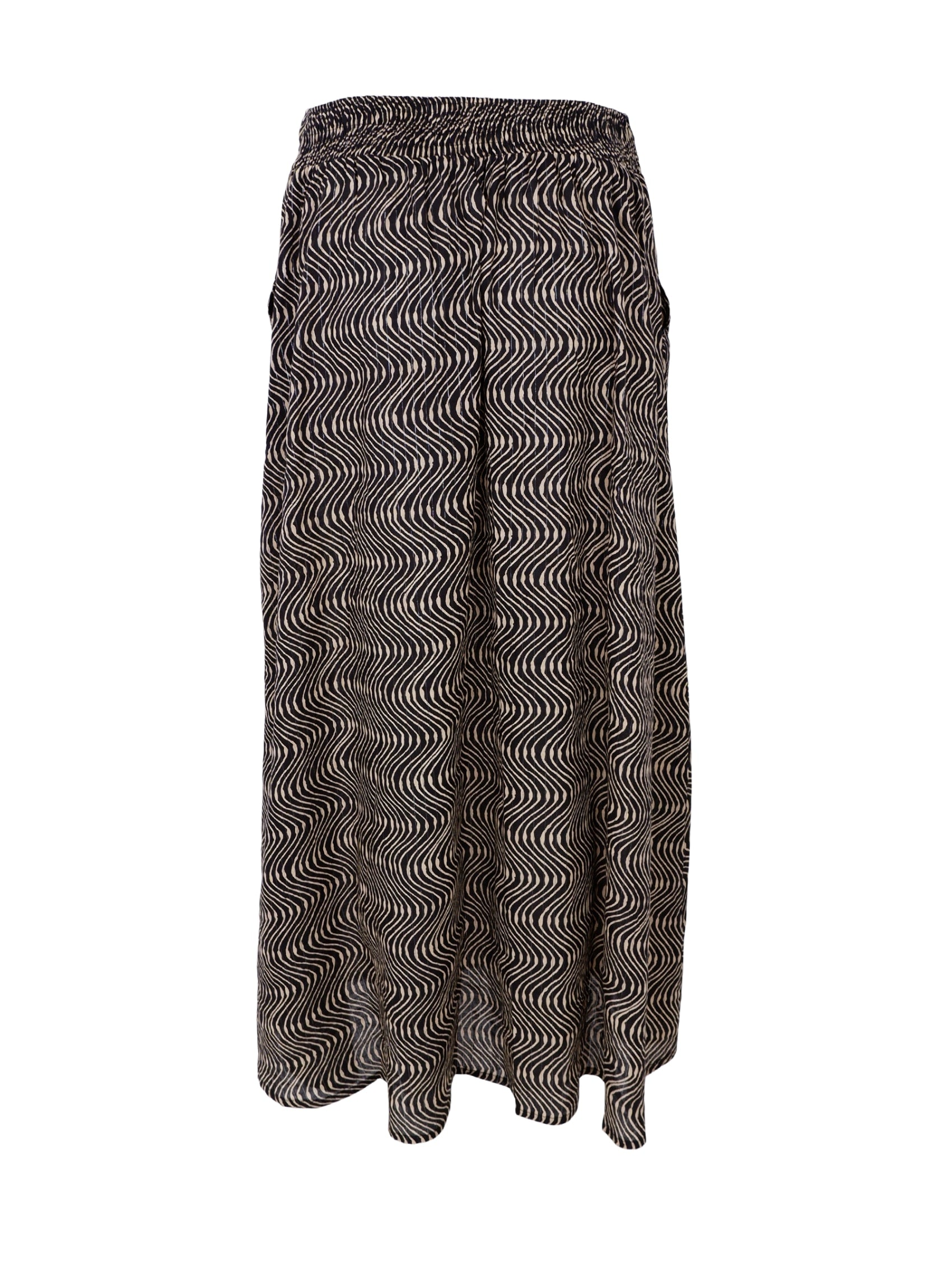 BCMIRA regular skirt - Black Twirl - Black Colour