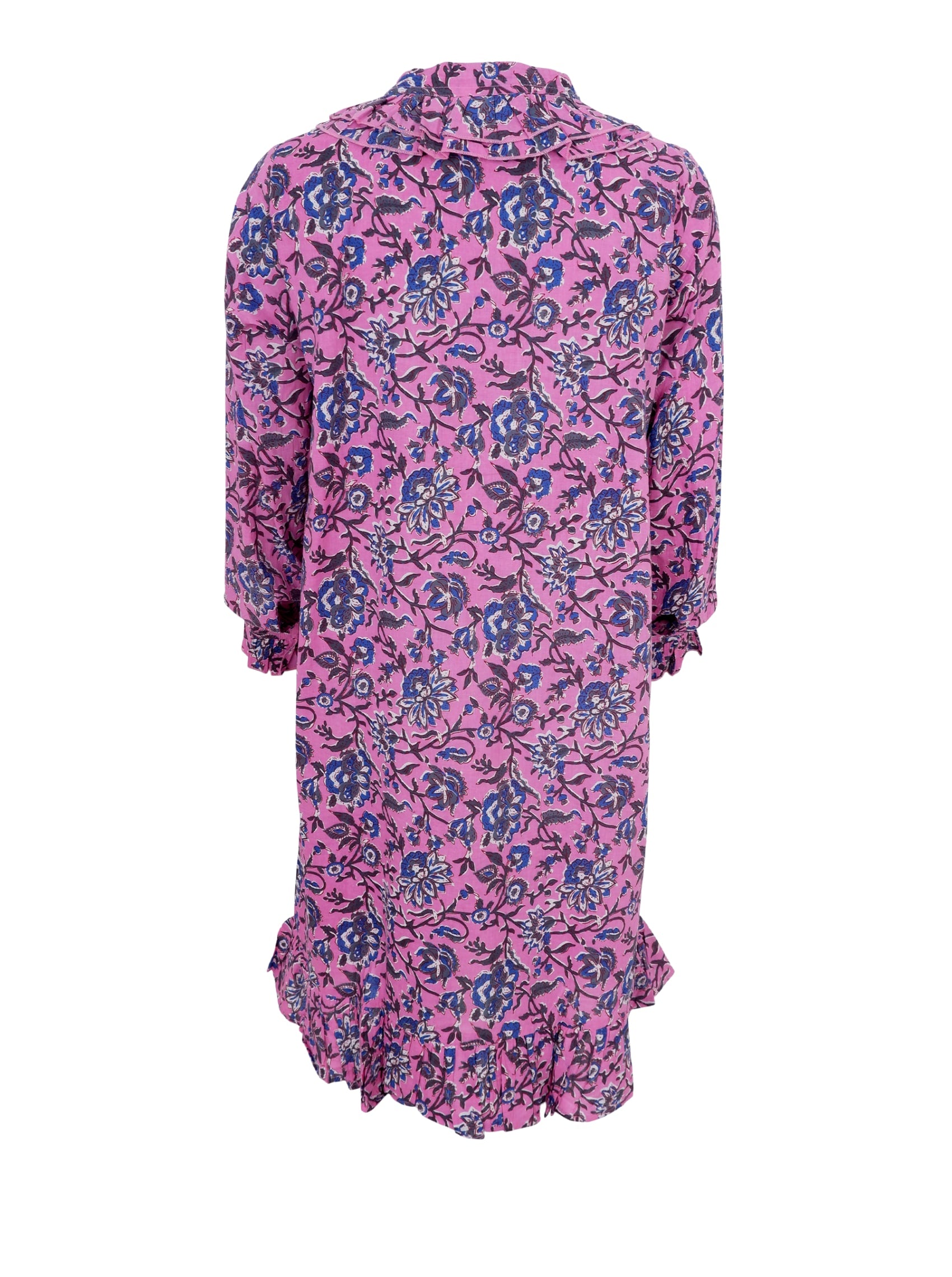 BCFLORA Ruffle dress - Pink Paradise - Black Colour