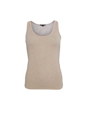 BCFAYE Lurex-Top - Hautfarben
