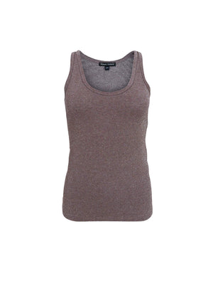 BCFAYE Lurex-Top - Taupe