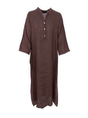 BCMELINA Hemdkleid - Kaffee