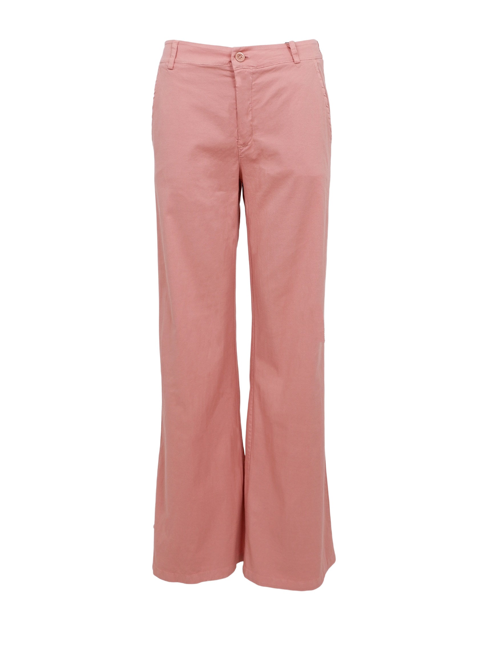 BCBOX canvas stretch pant - Rose - Black Colour
