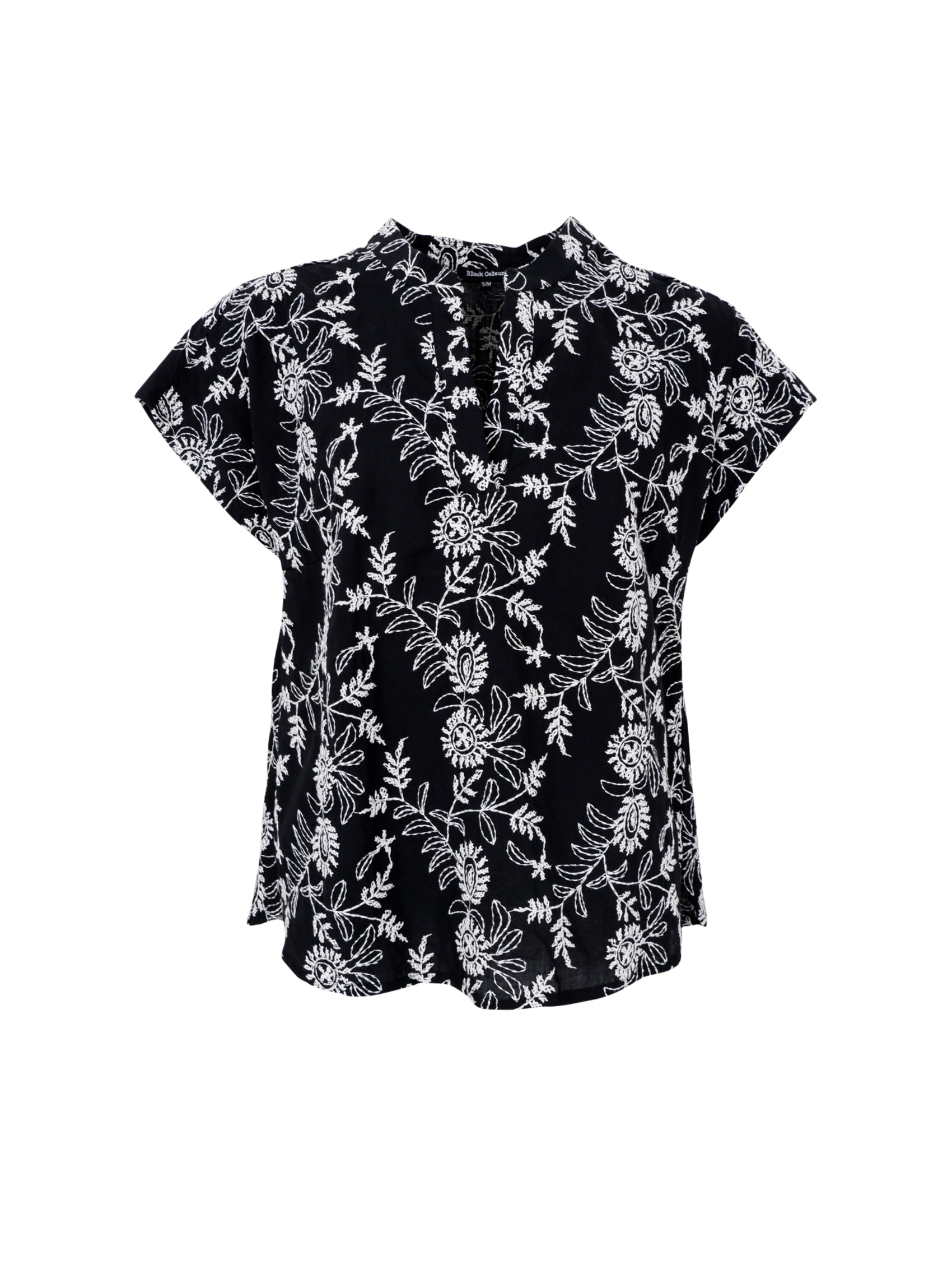BCVENICE s/s blouse - Black - Black Colour