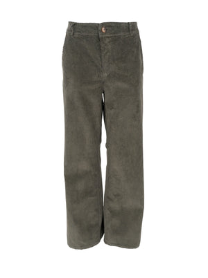 BCCORA Cordhose mit weitem Bein – Army
