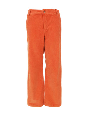BCCORA Cordhose mit weitem Bein – Burnt Orange