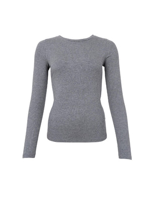 BCTEA Langarm-T-Shirt – Dunkelgrau