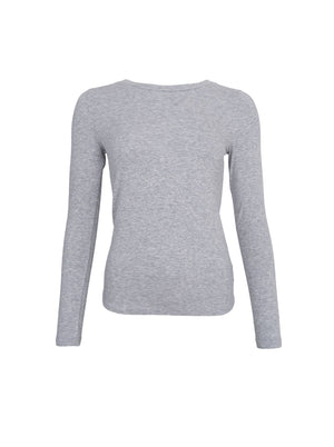BCTEA Langarm-T-Shirt - Graumeliert