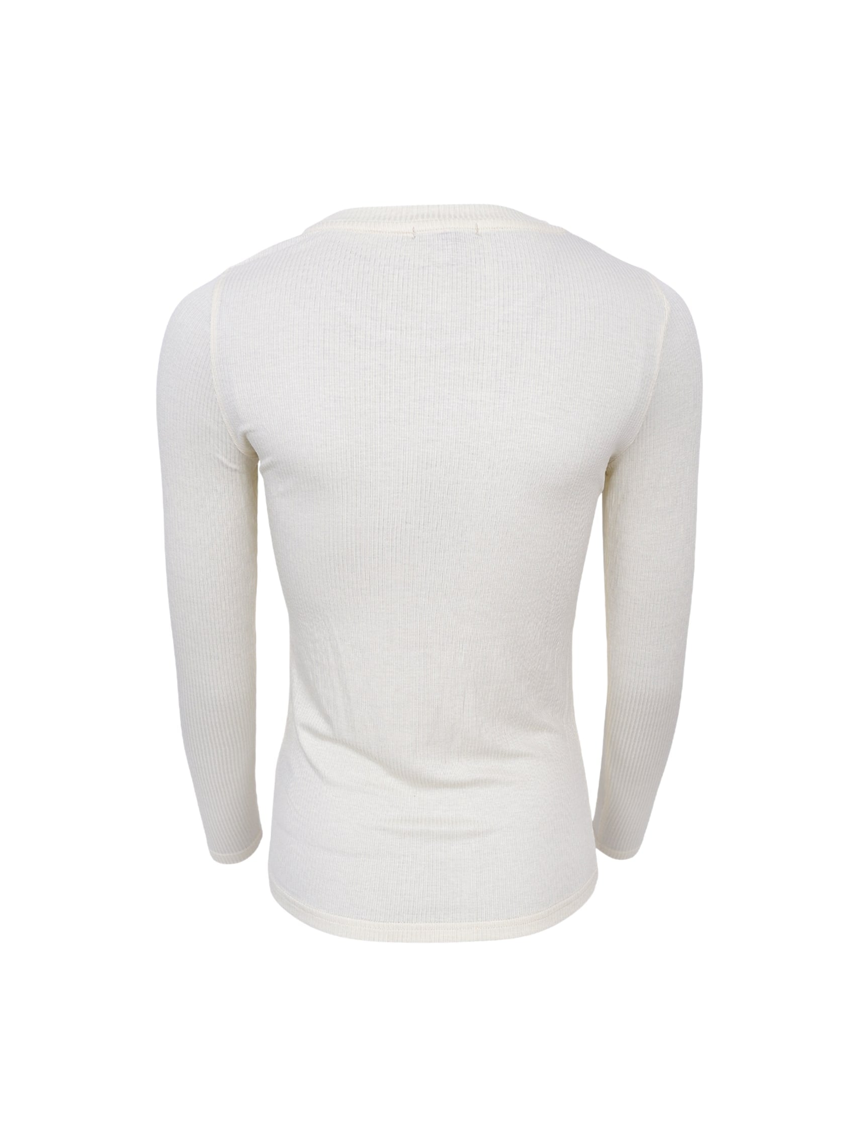 BCTEA ls tee - Off White - Black Colour