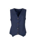 BCPARK tailored vest - Indigo Blue - Black Colour