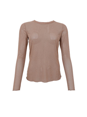 BCALEXIS T-Shirt mit Steinen - Latte