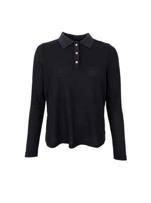 BCCIA Langarm-T-Shirt - Schwarz