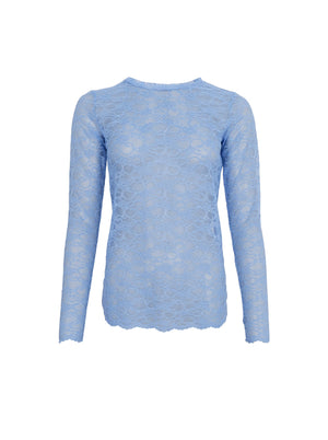 BCEVELINE Spitzenbluse - Hellblau