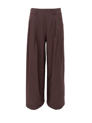 BCDAVINA Hose mit weitem Bein – Kaffee