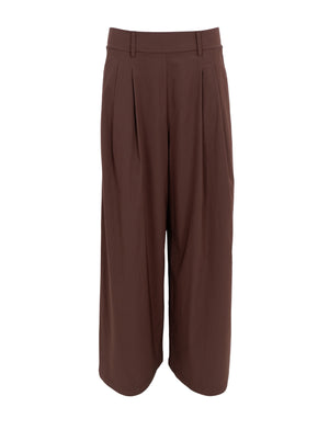 BCDAVINA Hose mit weitem Bein – Kaffee