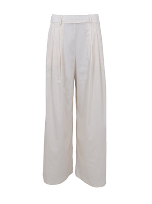 BCDAVINA Hose mit weitem Bein – Creme