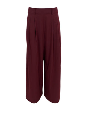 BCDAVINA Hose mit weitem Bein - Pflaume