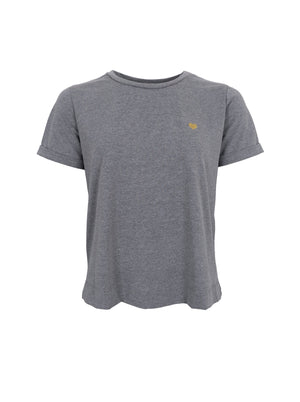 BCMAY kurzärmliges Herz-T-Shirt - Grau