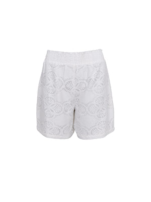 BCMILOS Spitzenshorts - Off White