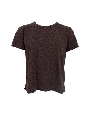 BCZELDA Kurzarm-T-Shirt - Coffee Leo