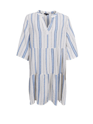 BCMICA Boho-Kleid - Blau