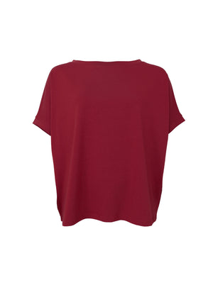 BCMAY lockere Bluse - Pflaume