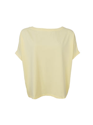 BCMAY lockere Bluse – Pastellgelb
