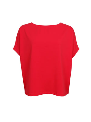 BCMAY lockere Bluse - Rot
