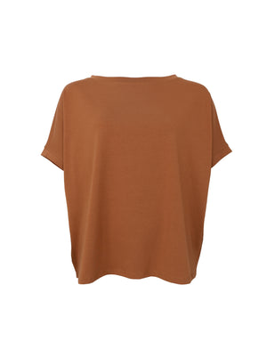 BCMAY Lockere Bluse - Tabak