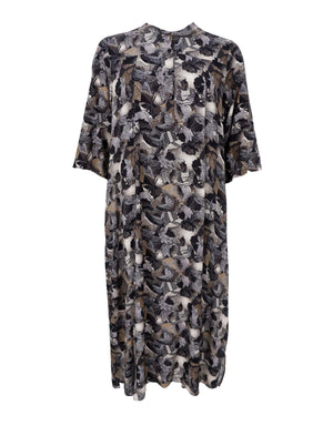 BCKENNA Hemdblusenkleid - Herbstschwarz