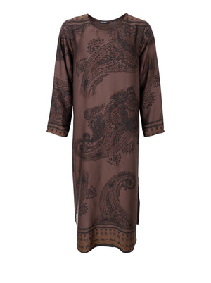 BCJASMINE langes Kleid - Kaffee