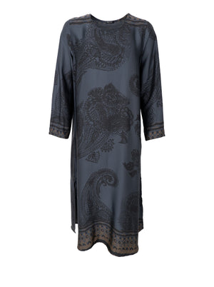 BCJASMINE langes Kleid - Mitternachtsgrau