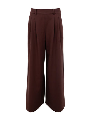 BCDAVI Hose mit weitem Bein – Kaffee