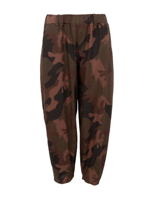 BCABBIE Barrel Pant - Braunes Camou