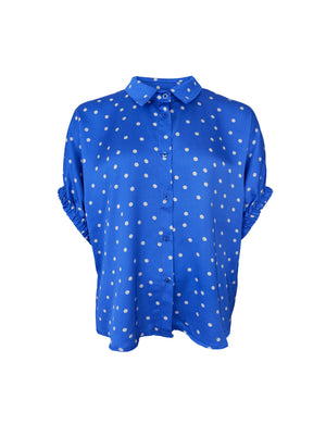 BCMABEL Hemdbluse - Blauer Punkt