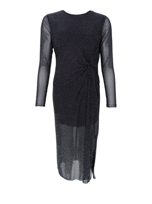 BCALEXIS Kleid mit Steinen - Schwarz