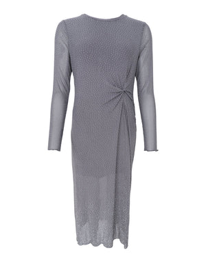 BCALEXIS Kleid mit Steinen - Grau