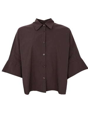 BCDAVINA lockeres Hemd - Coffee
