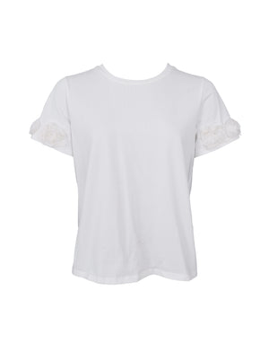 BCMAY T-Shirt mit Blumenmuster – Off-White