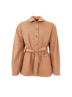BCEMBER Hemdjacke - Haselnuss