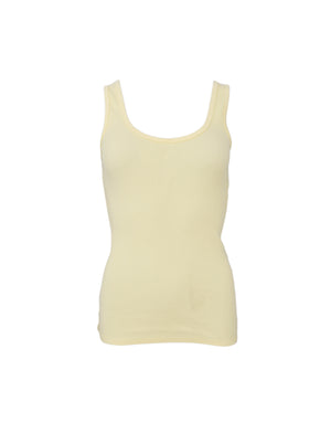BCVIBS Rippstrick-Tanktop – Hellgelb