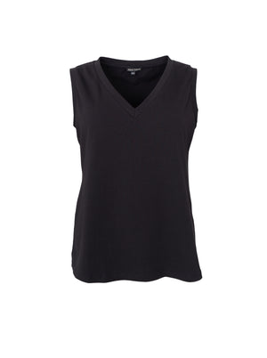 BCMAY V-Neck-Oberteil – Schwarz