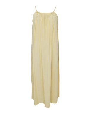 BCSAMOS Trägerkleid - Hellgelb
